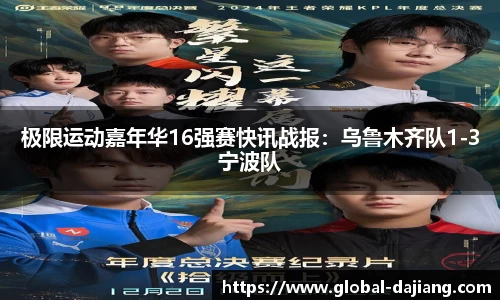 极限运动嘉年华16强赛快讯战报：乌鲁木齐队1-3宁波队